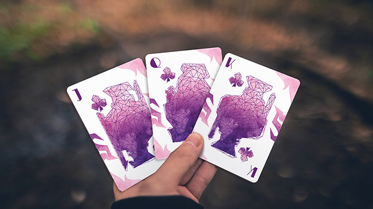 Lonely Wolf, Purple Playing Cards by BOCOPO - Image 5