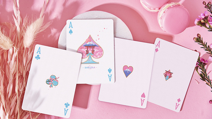 Solokid Sakura, Pink Playing Cards by BOCOPO - Image 2