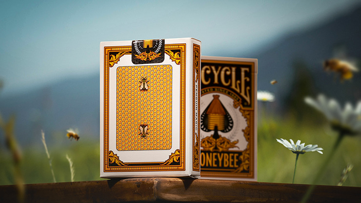 Bicycle Honeybee, Yellow Playing Cards - Image 6