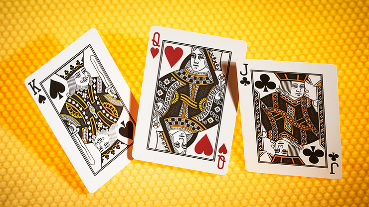 Bicycle Honeybee, Black Playing Cards - Image 3