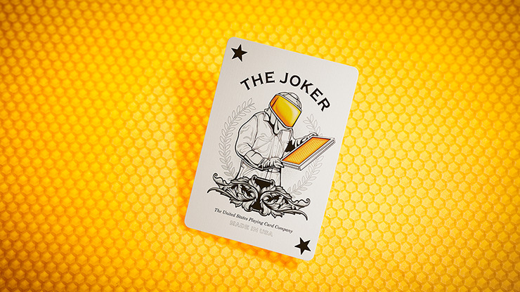 Bicycle Honeybee, Black Playing Cards - Image 4