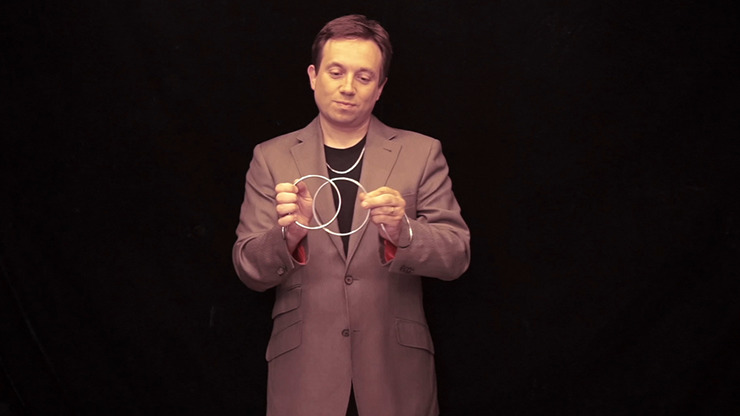 GIR Ring Set BLACK CHROME, Gimmick and Online Instructions by Matthew Garrett - Image 2