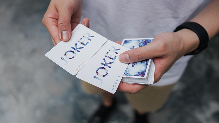 Fluid Art Blue, Standard Edition Playing Cards - Image 5