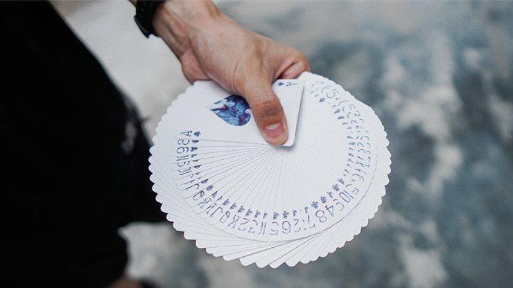 Fluid Art Blue, Standard Edition Playing Cards - Image 6