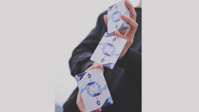 Fluid Art Blue, Cardistry Edition Playing Cards - Image 3
