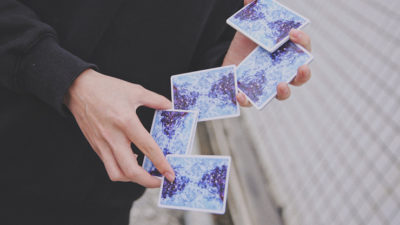 Fluid Art Blue, Cardistry Edition Playing Cards - Image 4