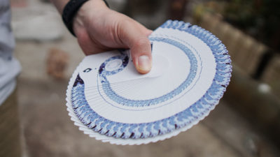 Fluid Art Blue, Cardistry Edition Playing Cards - Image 5