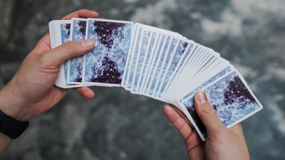 Fluid Art Blue, Cardistry Edition Playing Cards - Image 6