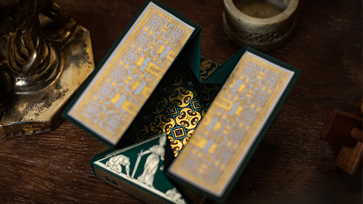 Gilded Limited Edition 2020 National Card Magic Magic Pandora's Box, Green & Gold, Disease by Seasons Card Magic - Image 2