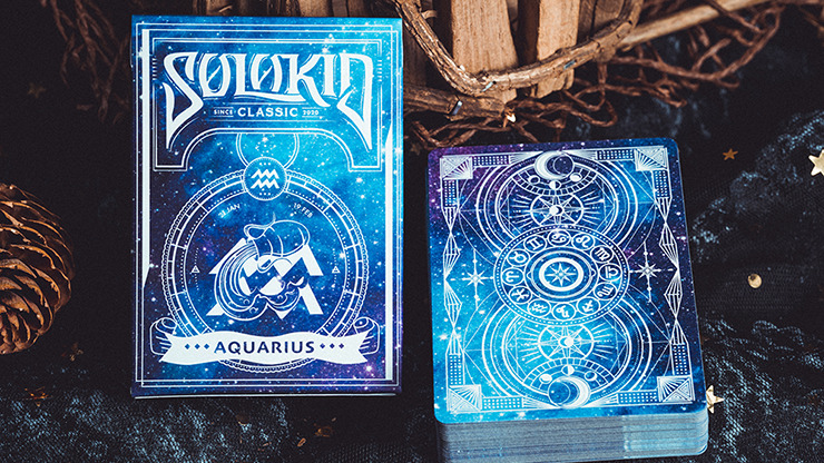 Solokid Constellation Series V2, Aquarius Playing Cards by BOCOPO