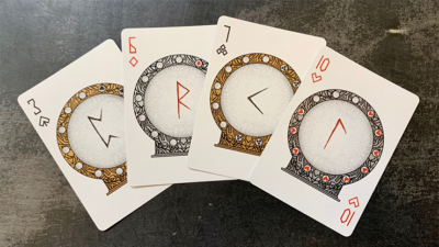 Gilded Bicycle Rune Playing Cards - Image 2