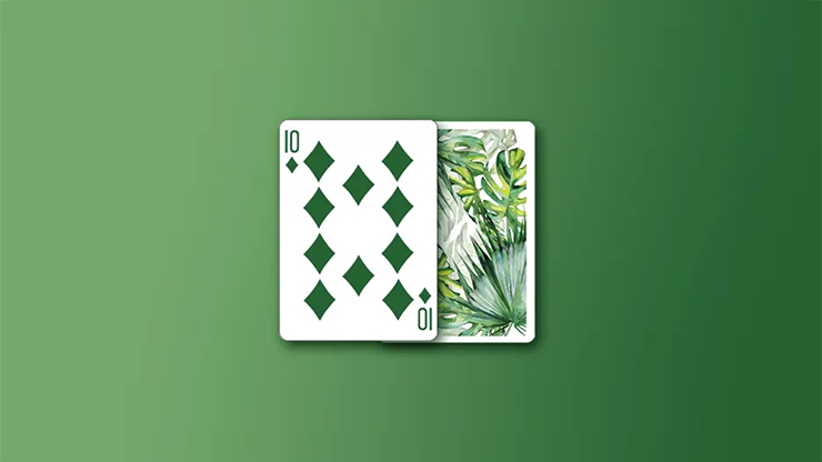 Monstera, Green Playing Cards by TCC Presents - Image 2
