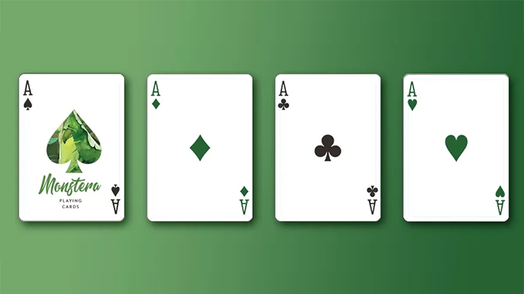Monstera, Green Playing Cards by TCC Presents - Image 4