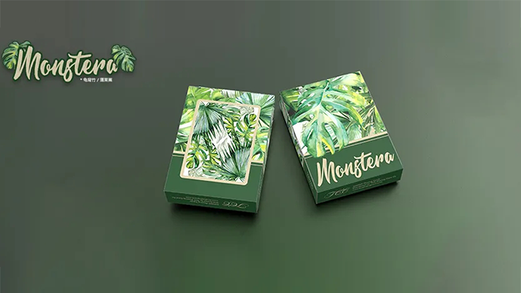 Monstera, Green Playing Cards by TCC Presents