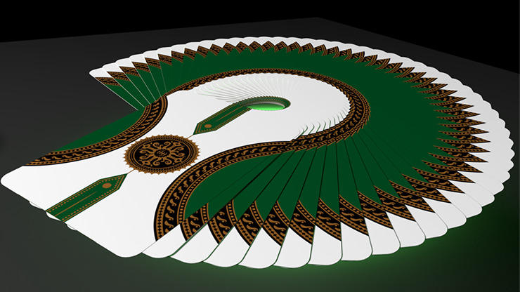 Emerald Princess Foiled Edition Playing Cards- Grandmasters - Image 4