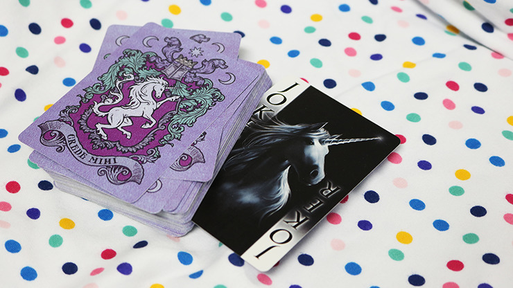 Anne Stokes Unicorns, Purple Cards by USPCC - Image 6