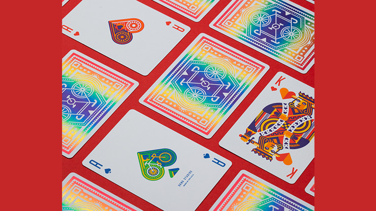 DKNG Rainbow Wheels, 6 Seater Box Set Playing Cards by Art of Play - Image 5