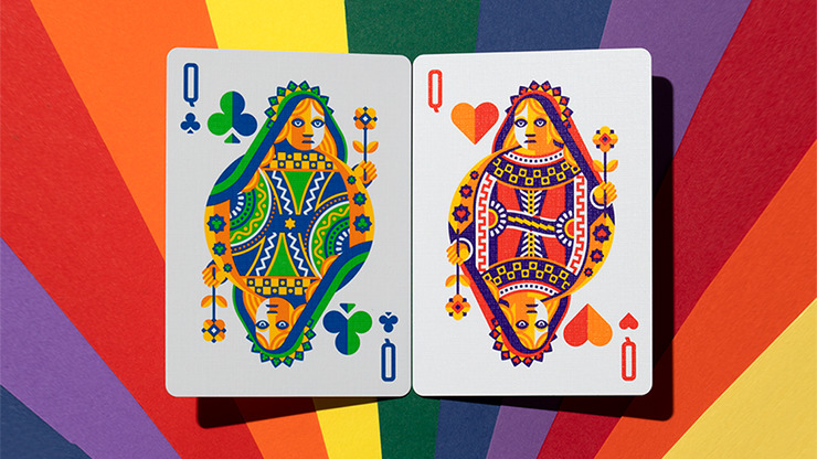 DKNG Rainbow Wheels, 6 Seater Box Set Playing Cards by Art of Play - Image 6