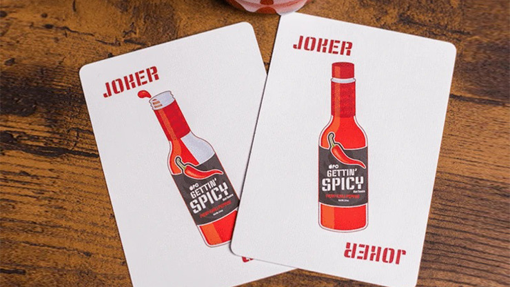Gettin' Spicy -Chili Pepper Playing Cards by OPC - Image 2