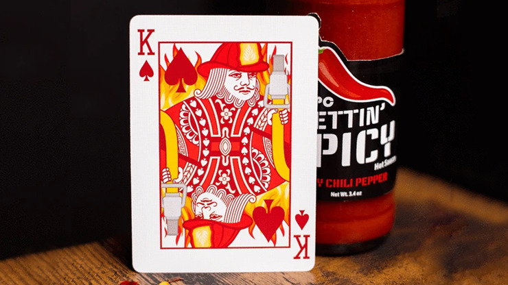 Gettin' Spicy -Chili Pepper Playing Cards by OPC - Image 3