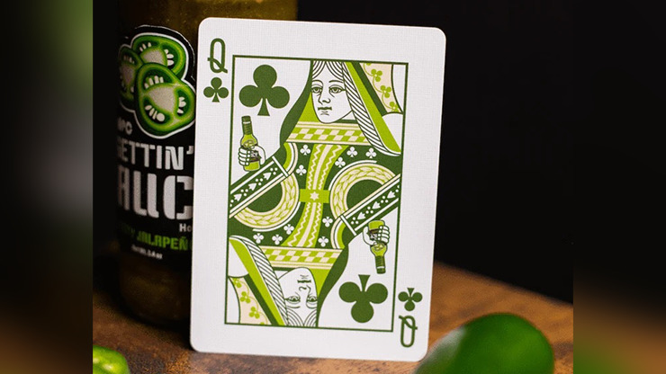 Gettin' Saucy - Jalapeno Pepper Playing Cards by OPC - Image 4