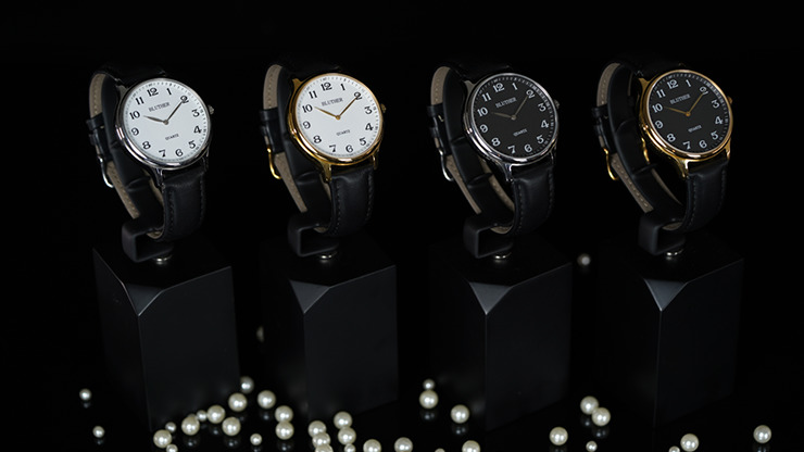 Infinity Watch V3 - Silver Case Black Dial / STD Version, Gimmick and Online Instructions by Bluether Magic - Image 5