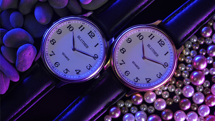 Infinity Watch V3 - Gold Case White Dial / STD Version, Gimmick and Online Instructions by Bluether Magic - Image 4