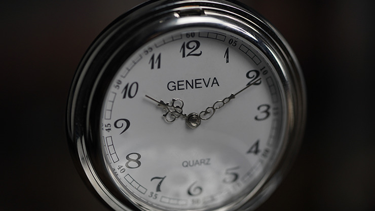 Infinity Pocket Watch V3 - Silver Case White Dial / STD Version, Gimmick and Online Instructions by Bluether Magic - Image 4
