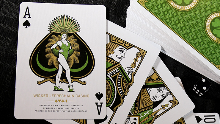 Slot Playing Cards, Wicked Leprechaun Edition by Midnight Cards - Image 6