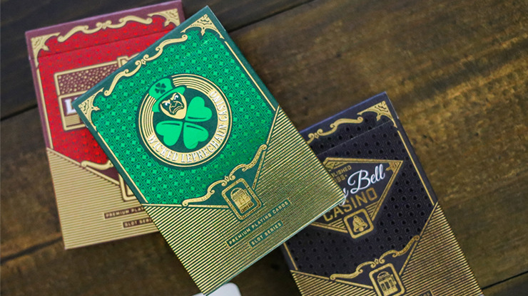 Slot Playing Cards, Wicked Leprechaun Edition by Midnight Cards