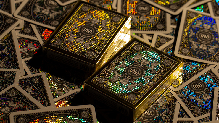 London Diffractor Gold Playing Cards - Image 2