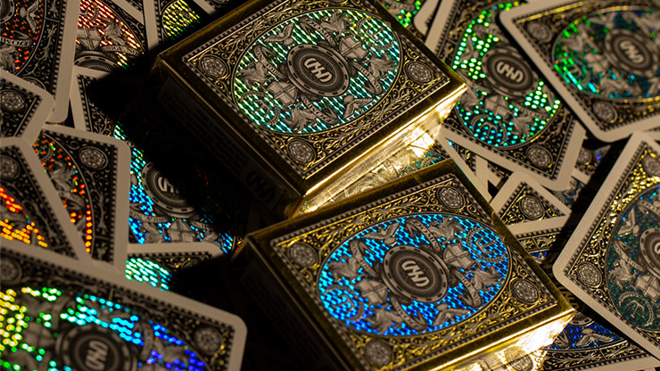 London Diffractor Gold Playing Cards - Image 3