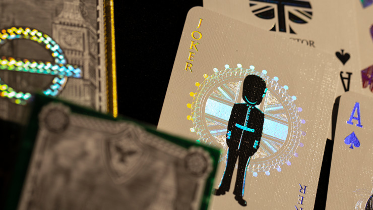 London Diffractor Ice Blue Playing Cards - Image 3