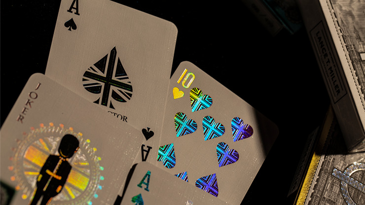 London Diffractor Ice Blue Playing Cards - Image 4