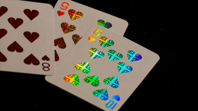 London Diffractor Emerald Playing Cards - Image 3