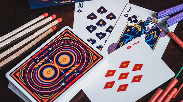 Fireworks Playing Cards by Riffle Shuffle - Image 2