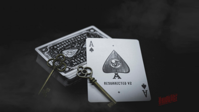Resurrected V2, Black Playing Cards By Abraxas - Image 2