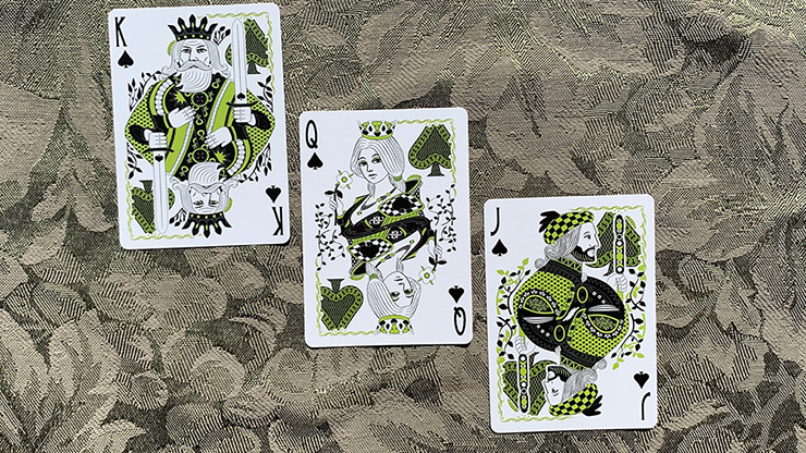 Gilded Bicycle Caterpillar, Dark Playing Cards - Image 3