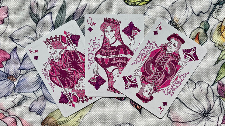 Bicycle Butterfly, Purple Playing Cards - Image 3