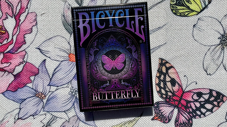 Bicycle Butterfly, Purple Playing Cards