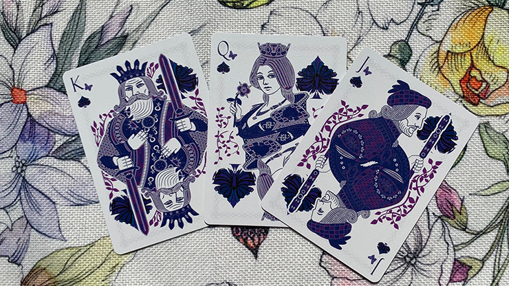 Bicycle Butterfly, Violet Playing Cards - Image 3