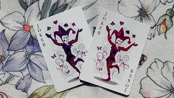 Bicycle Butterfly, Violet Playing Cards - Image 4