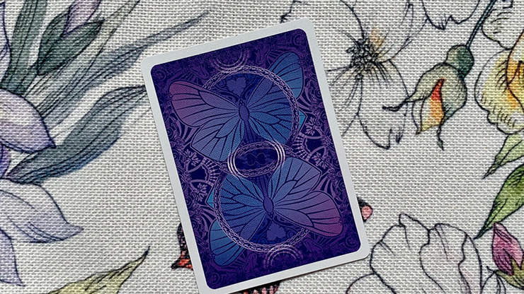 Bicycle Butterfly, Violet Playing Cards - Image 6