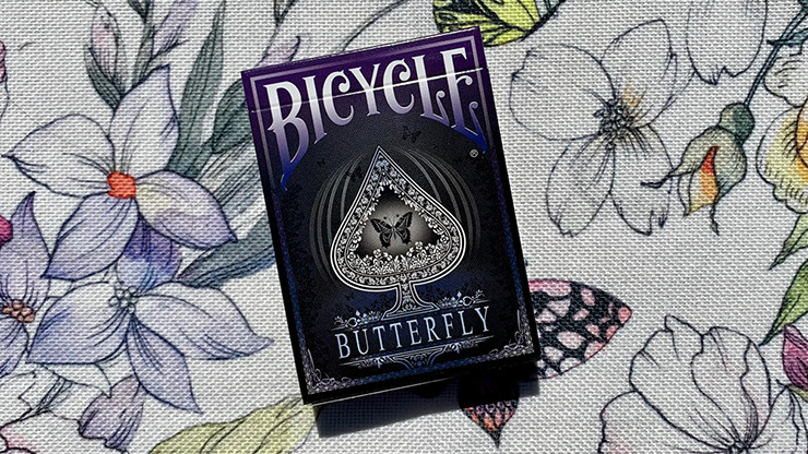 Bicycle Butterfly, Violet Playing Cards