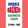 Magnetic Cards, 2 pack/Red by Chazpro Magic.