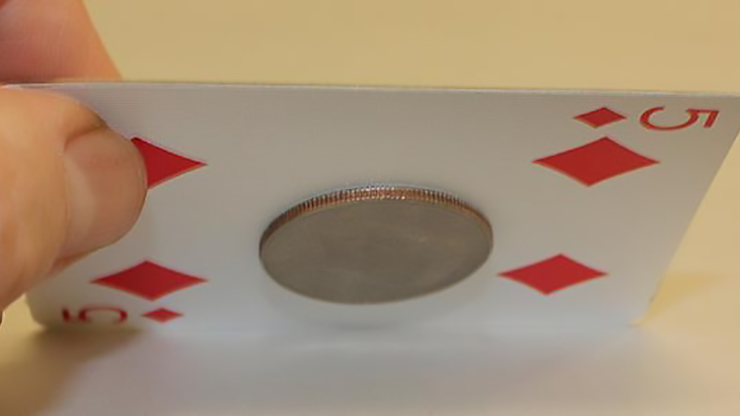 Magnetic Cards, 2 pack/double back red by Chazpro Magic. - Image 2