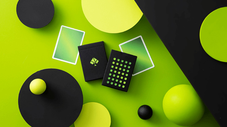 NOC Tropic Green Colorgrades Playing Cards by Art of Play - Image 2