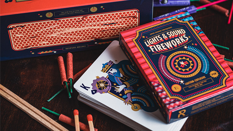 Fireworks, Half-Brick Playing Cards by Riffle Shuffle - Image 5