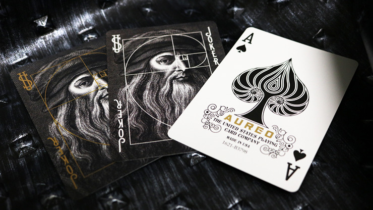Bicycle Aureo Black Playing Cards - Image 2