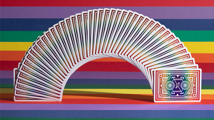DKNG Rainbow Wheels, Red Playing Cards by Art of Play - Image 6